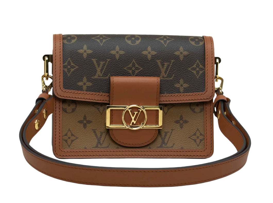 Louis Vuitton Monogram & Monogram Reverse Canvas Mini Dauphine Bag
